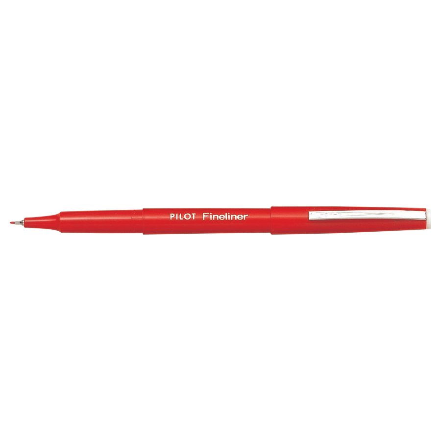 MARQUEUR FINELINER ROUGE - INSTRUMENTS D'ECRITURE - CRESTAR LIMITED ( PILOT )