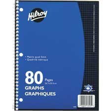 CAHIER SPIRALE 5MM - SCOLAIRE - HILROY - ACCO BRANDS CANADA LP