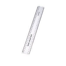 RÈGLE 30CM EN PLASTIQUE TRANSPARENT - ACCESSOIRES DE BUREAU - ACME UNITED