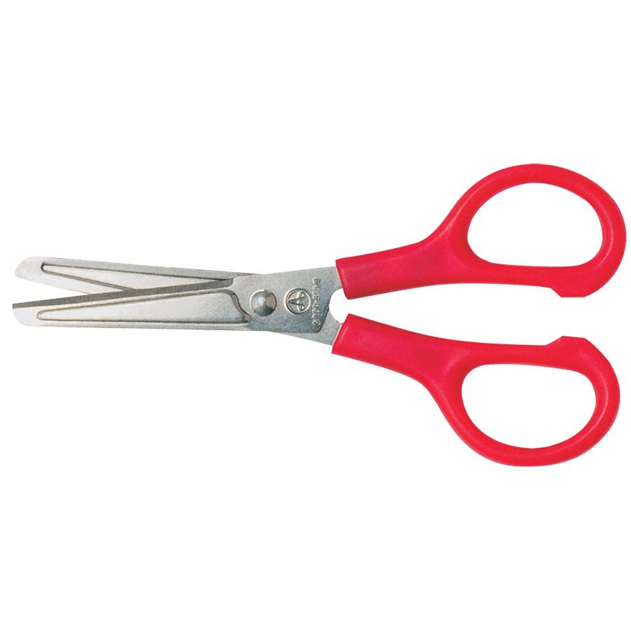 CISEAUX SCOLAIRES 4.75" ROUGES RONDS - ACCESSOIRES DE BUREAU - ACME UNITED
