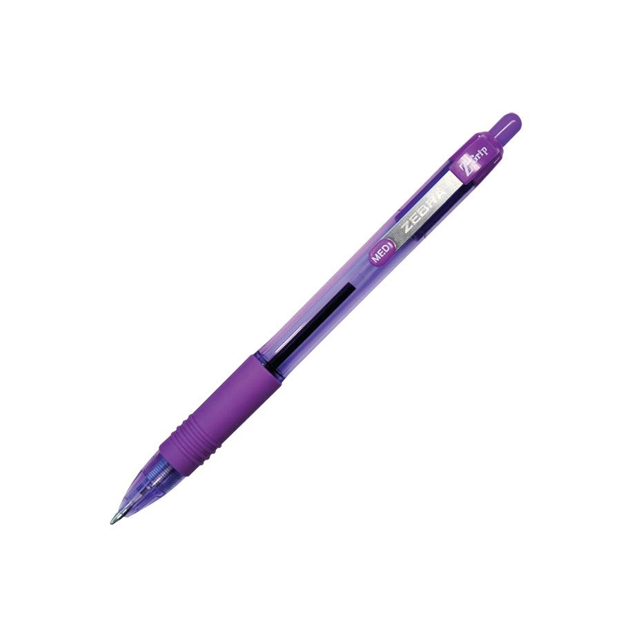 STYLO RÉTRACTABLE Z-GRIP VIOLET MOY - INSTRUMENTS D'ECRITURE - ZEBRA PEN CORP