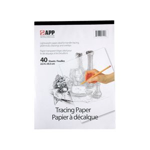 PAPIER À DÉCALQUE 40 FEUILLES - PAPETERIE - ASIA PULP & PAPER ( CANADA ) LTD