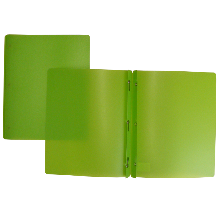 DUO-TANG PLASTIQUE VERT PALE - SCOLAIRE - IMPORTATIONS GEOCAN INC