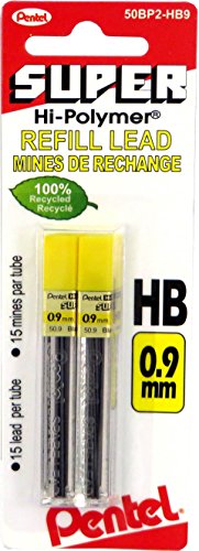MINES 0.9 HB - INSTRUMENTS D'ECRITURE - PENTEL DU CANADA LTEE