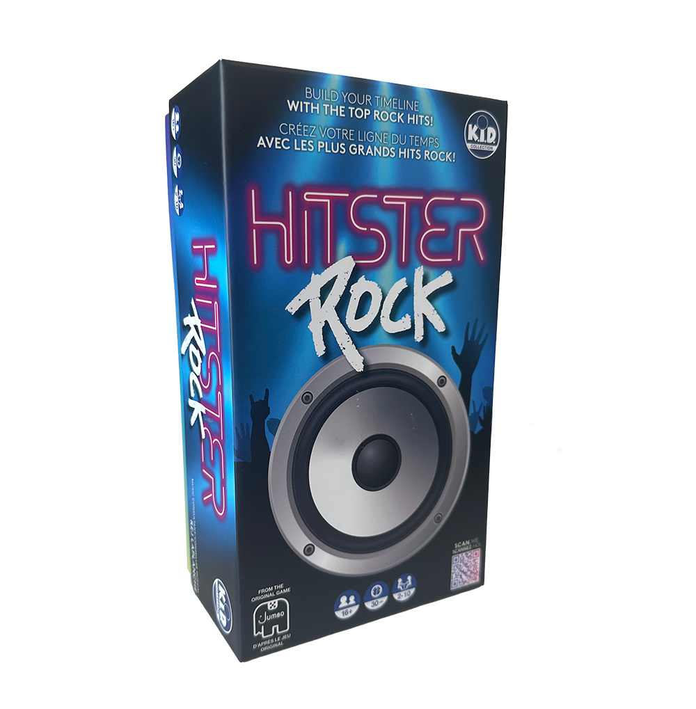 Hitster Rock - Jeu de party musical - JEUX DE PARTY & D'AMBIANCE - K.I.D. COLLECTION