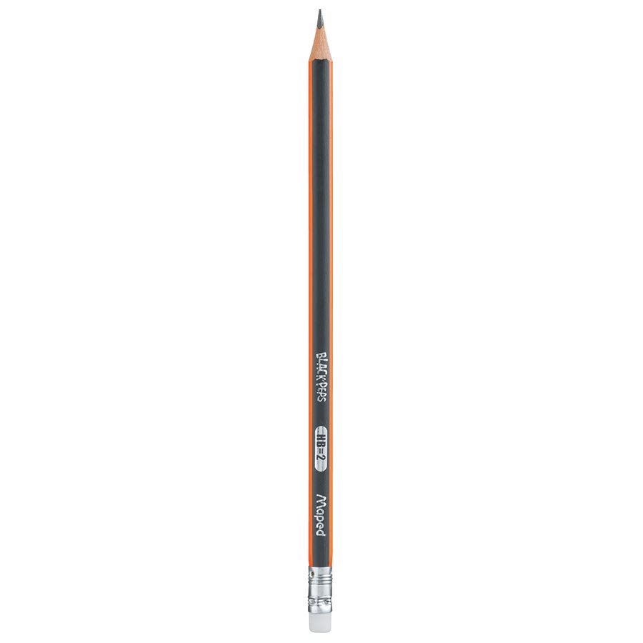 Crayon de plomb triangulaire HB Black Peps (12) - SCOLAIRE - MAPED