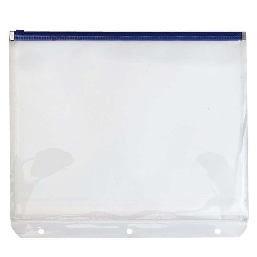 ENVELOPPE PLASTIQUE 3 TROUS GLISSIERE - CLASSEMENT & RANGEMENT - GEOCAN