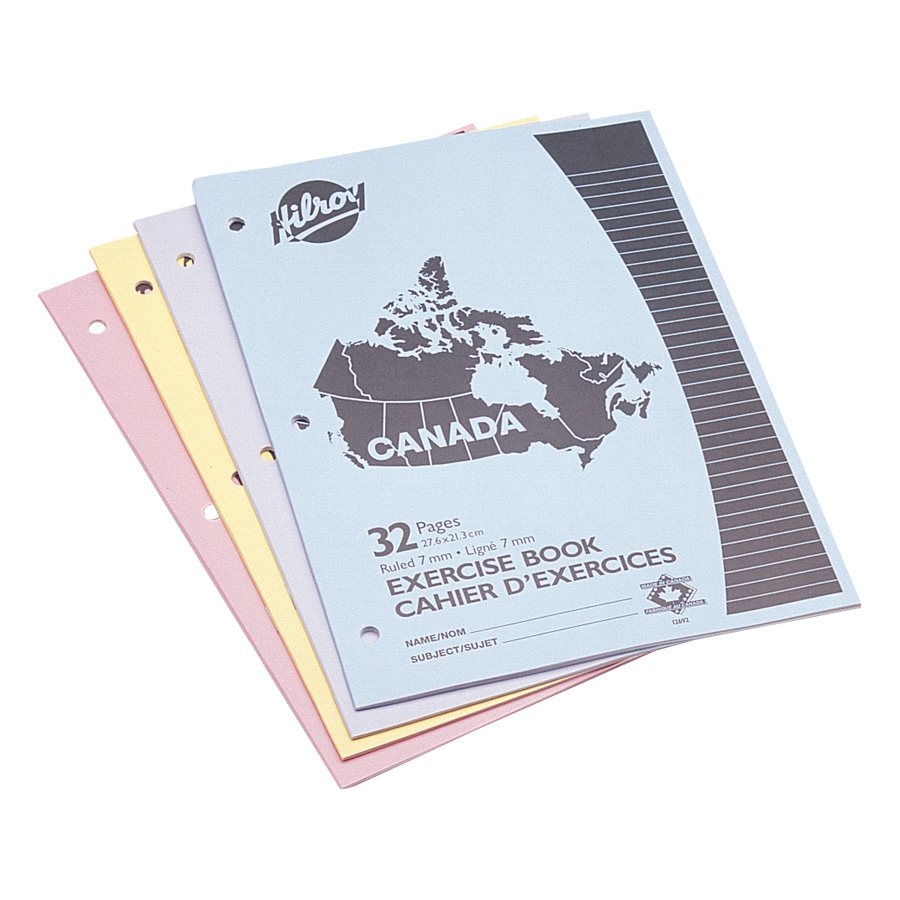 CAHIER CANADA 32P. PQT DE 4 - 546457 - HILROY - ACCO BRANDS CANADA LP