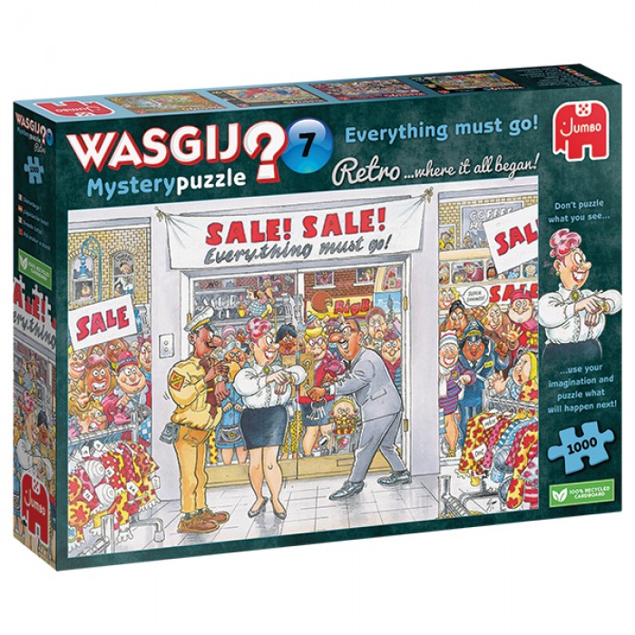 WASGIJ? MYSTERY # 7 TOUT DOIT PARTIR - 1000 PIÈCES - JUMBO