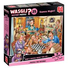 Wasgij? Destiny #25, soirée de jeux,1000 - 1000 PIÈCES - JUMBO