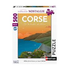 Nathan - affiche de la Corse, 500 pieces - 500 PIÈCES - NATHAN