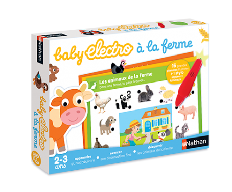 Baby electro - La ferme - JEUX ÉDUCATIF - NATHAN