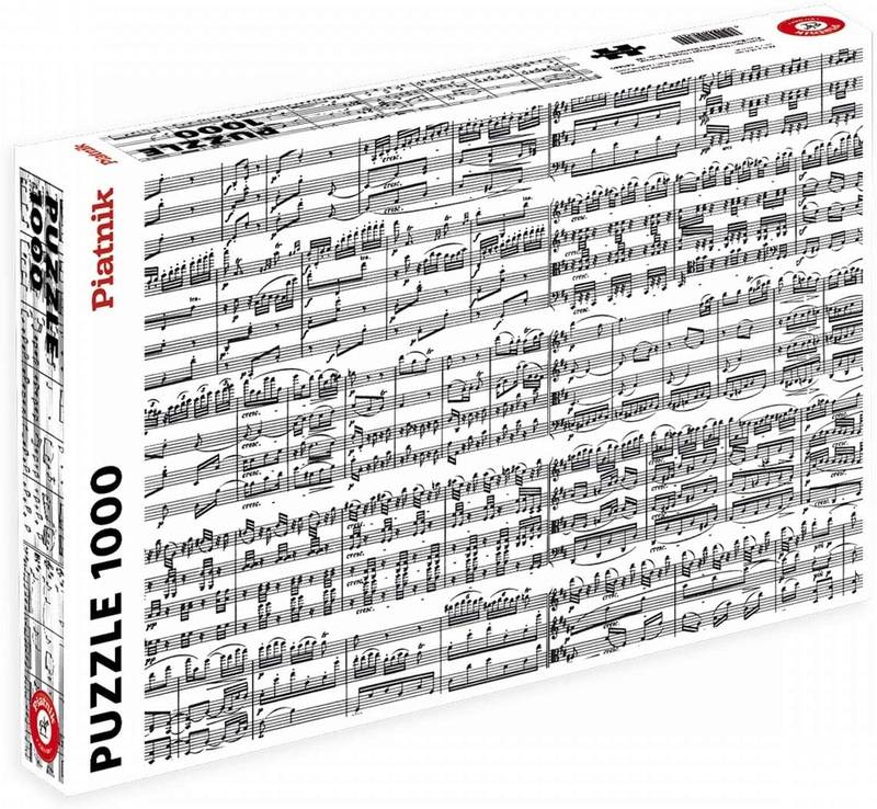 PIATNIK - NOTES DE MUSIQUE, 1000 PCES - CASSE-TETE ADULTE - PIATNIK