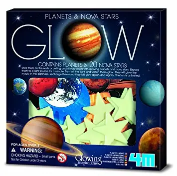 PLANETES DECORS REPOSITIONNABLES PHOSPH - - DJECO