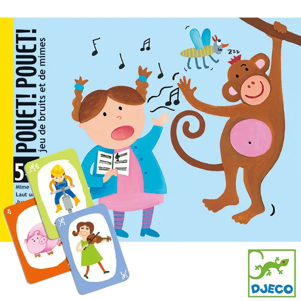 DJECO - POUET! POUET! - JEU DE BRUITS ET DE MIMES - DJECO