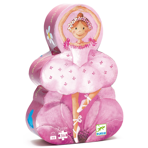 CASSE-TETE 36 LA BALLERINE A LA FLEUR - CASSE-TETE ENFANT - DJECO
