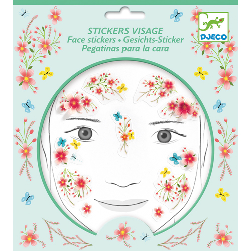 STICKERS VISAGE FÉE DU PRINTEMPS - MAQUILLAGE - DJECO