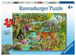 CASSE-TETE 60 LES ANIMAUX DE L'INDE - 60 PIÈCES - RAVENSBURGER