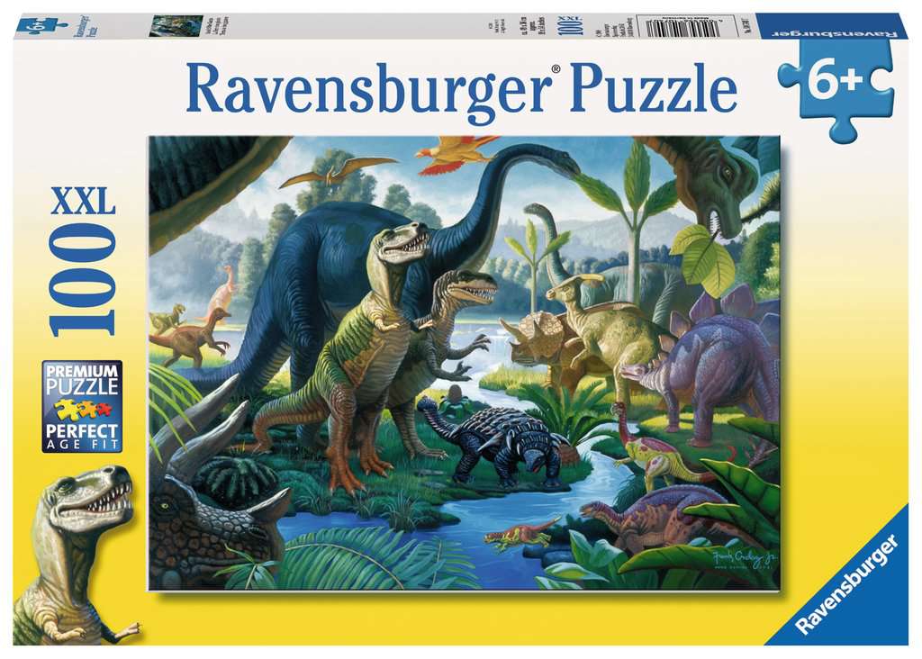 RAVENSBURGER 100, LA TERRE DES GÉANTS - 100 PIÈCES XXL - RAVENSBURGER