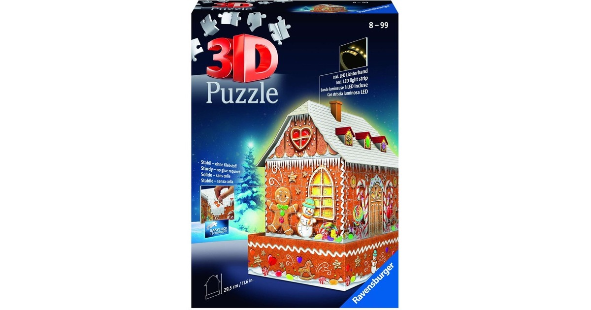 CASSE-TETE 3D 257 MAISON DE NOEL - 3D - RAVENSBURGER