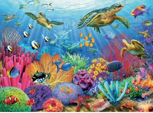 Ravensburger - Eaux tropicales, 500 pces - 500 PIÈCES - RAVENSBURGER