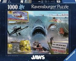 Ravensburger - Jaws, 1000 pieces - PAPETERIE - RAVENSBURGER