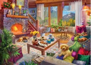 Ravensburger - Chalet chalereux, 1000 - 1000 PIÈCES - RAVENSBURGER