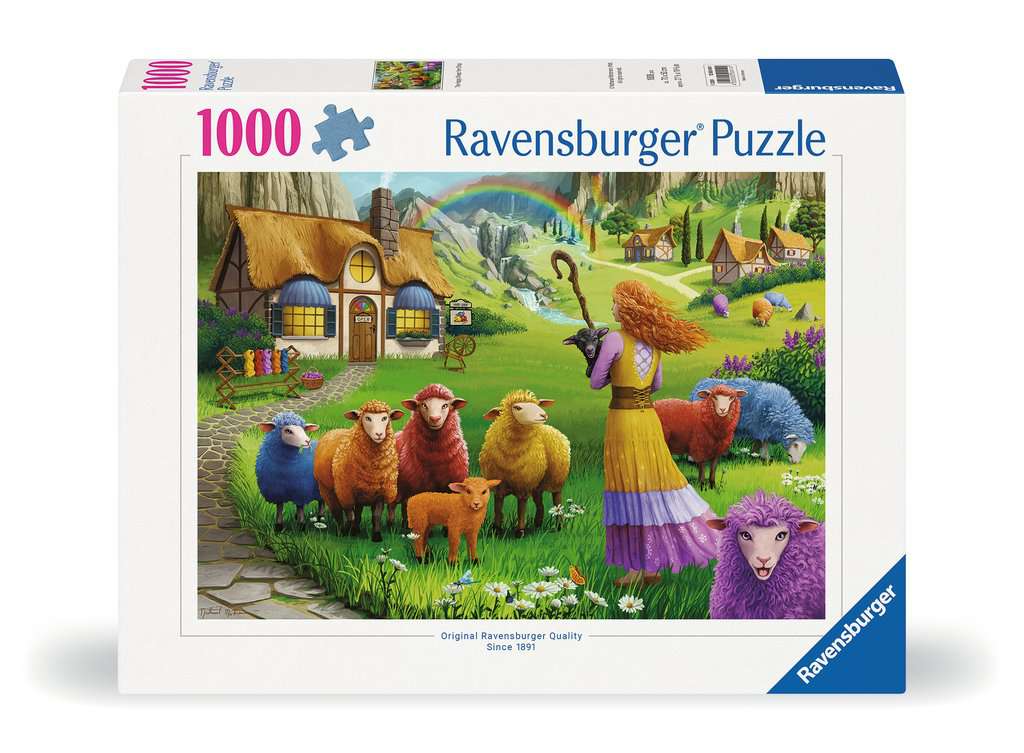 Boutique de laine de moutons béats - 1000 PIÈCES - RAVENSBURGER