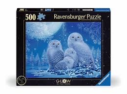 Ravensburger - Chouette dans le clair de - 500 PIÈCES - RAVENSBURGER