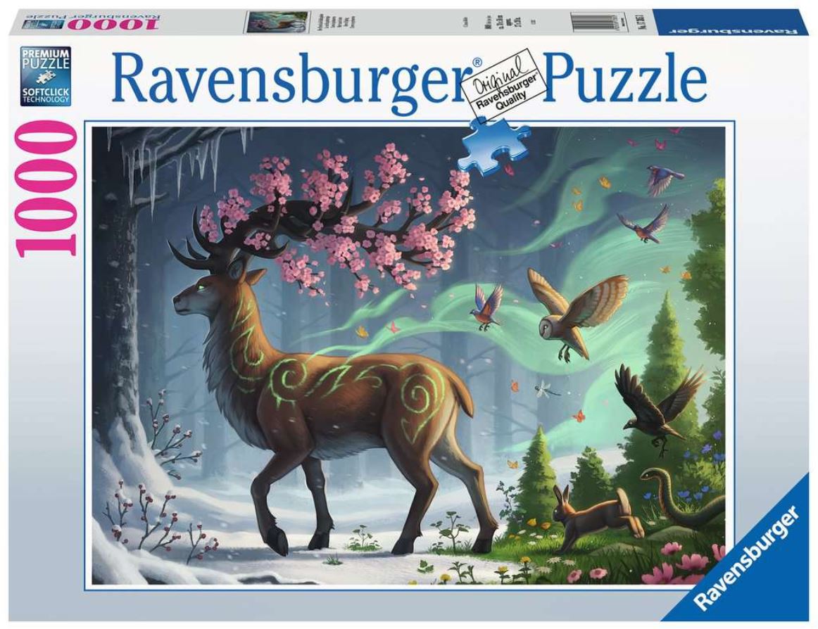 Ravensburger - Le cerf du printemps - 1000 PIÈCES - RAVENSBURGER