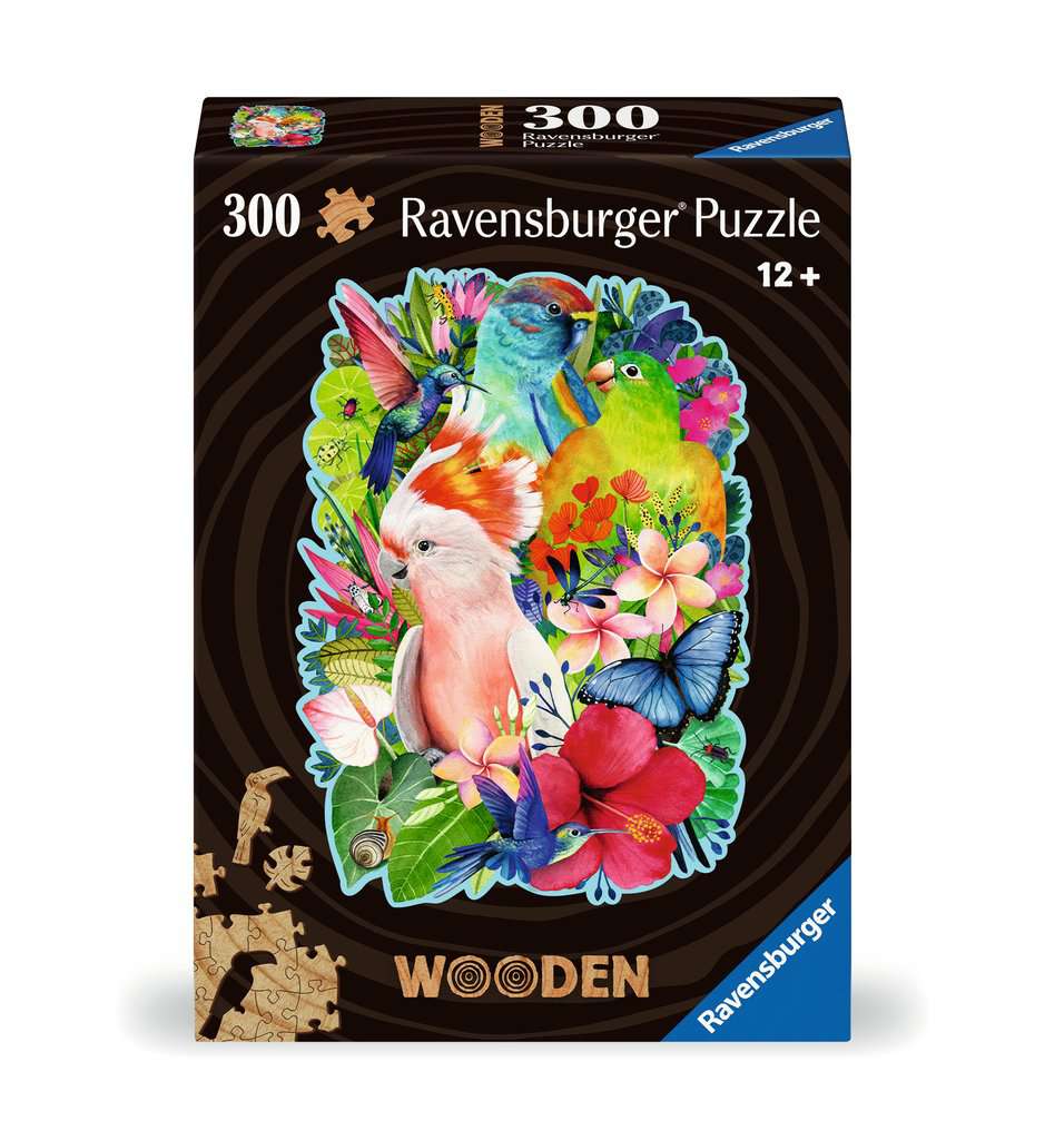 Ravensburger - BOIS Formes d'oiseaux - 300 PIÈCES ET MOINS - RAVENSBURGER