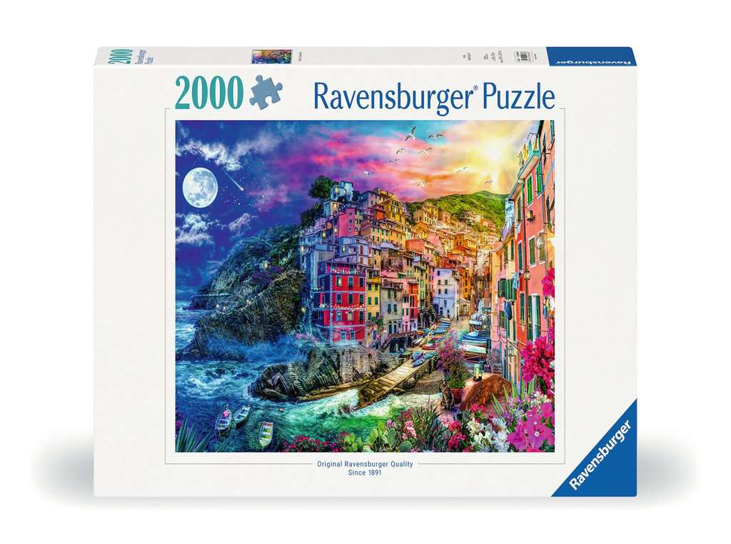 Ravensburger - Cinque-Terre colore, 2000 - 2000 PIÈCES ET PLUS - RAVENSBURGER