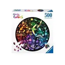 Ravensburger - Insectes puzzle rond, 500 - 500 PIÈCES - RAVENSBURGER