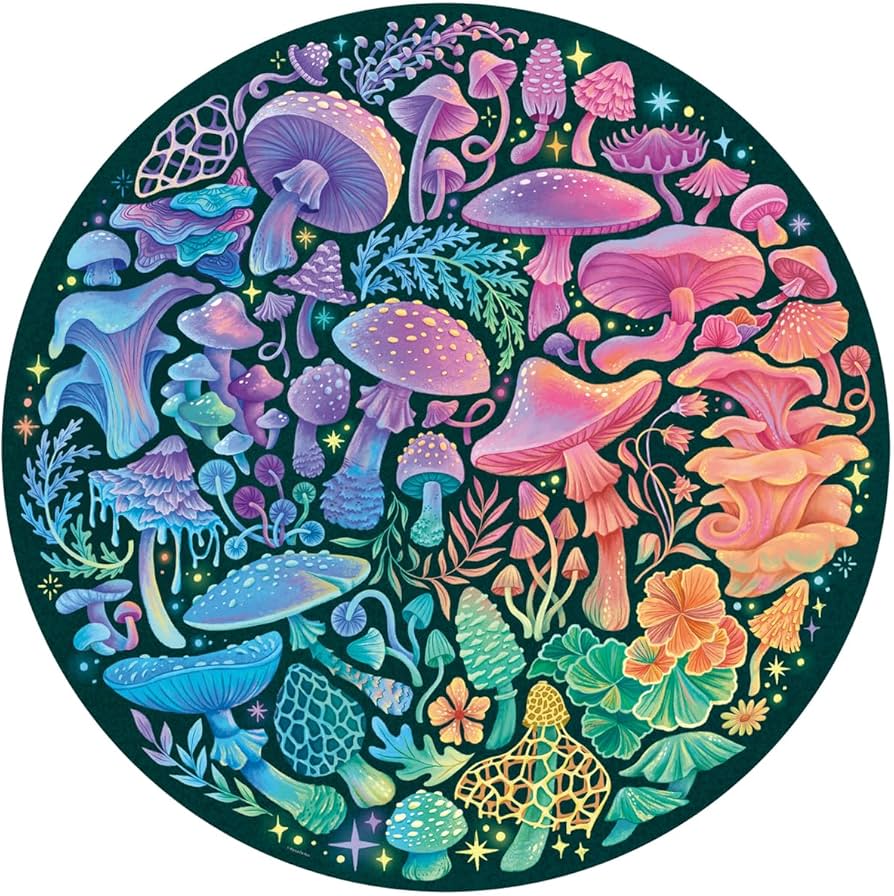Ravensburger - Champignons, 500 rond - 999 PIECES ET MOINS - RAVENSBURGER