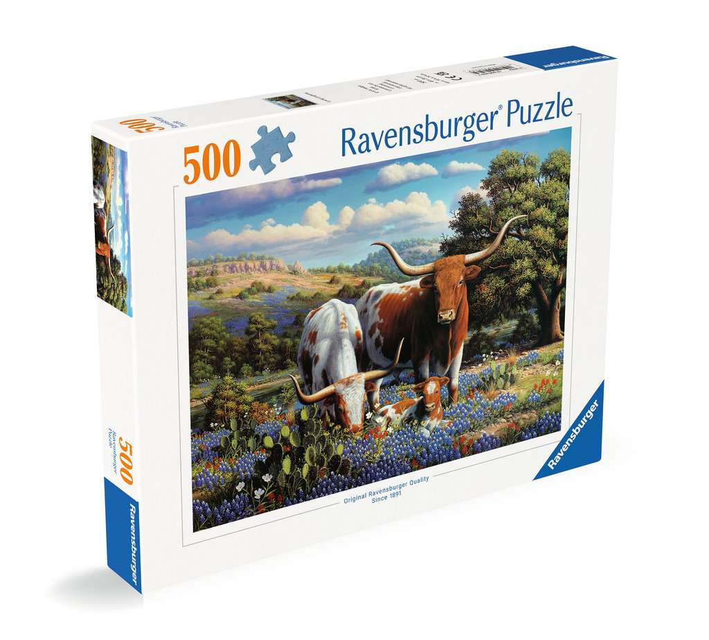 Ravensburger - Aimer Longhorns, 500 pces - 500 PIÈCES - RAVENSBURGER