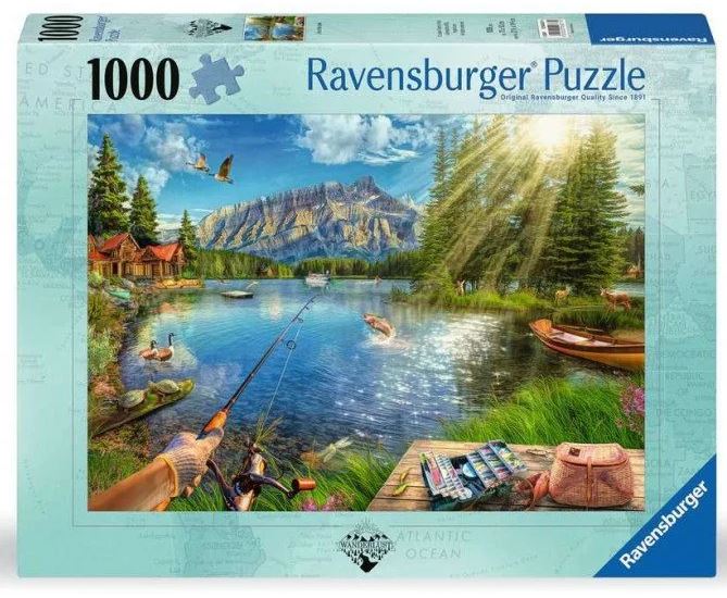 Ravensburger - Life at th lake, 1000 pcs - 1000 PIÈCES - RAVENSBURGER