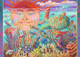 Ravensburger - Soleil et mer, 500XL pces - 500 PIÈCES XL - RAVENSBURGER