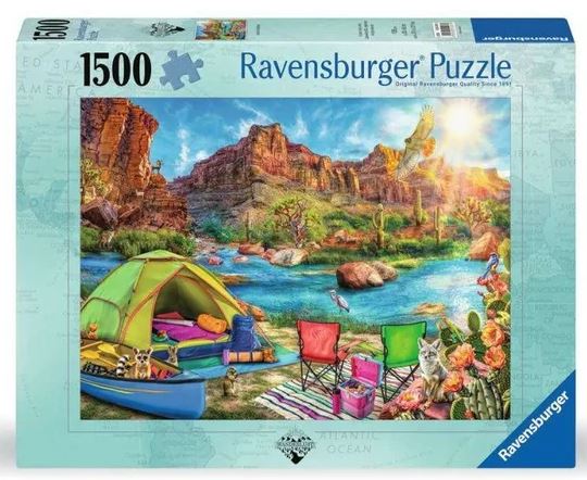 Ravensburger - Canyon camping, 1500 pces - 1500 PIÈCES - RAVENSBURGER