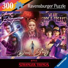 Ravensburger - Stranger Things, 300 pces - 999 PIECES ET MOINS - RAVENSBURGER