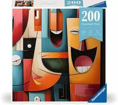 RAVENSBURGER - HAPPY CUBISM , 200 PCES - 999 PIECES ET MOINS - RAVENSBURGER