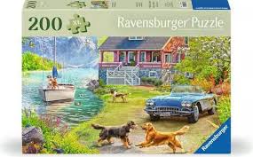 Ravensburger -Maison d'été au lac, 200XL - 999 PIECES ET MOINS - RAVENSBURGER