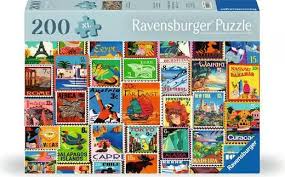 Ravensburger - Timbres Du Monde, 200 - 999 PIECES ET MOINS - RAVENSBURGER