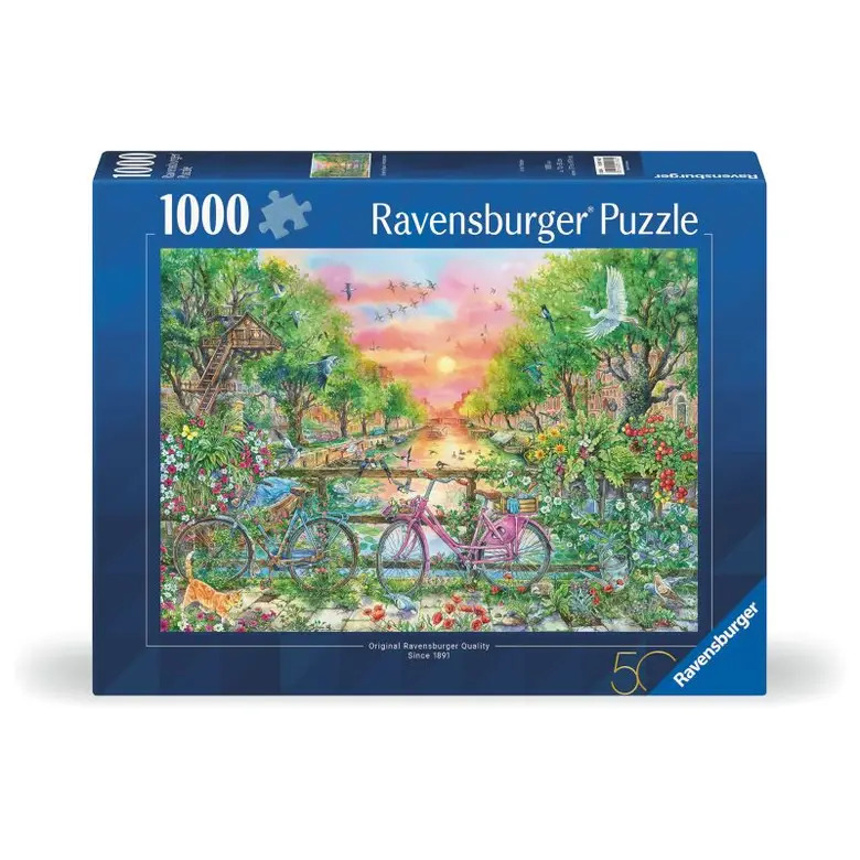 Ravensburger - Dreamy bikes in Amsterdam - 1000 PIÈCES - RAVENSBURGER