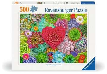 Ravensburger - Succulent Love, 500 pces - 500 PIÈCES - RAVENSBURGER