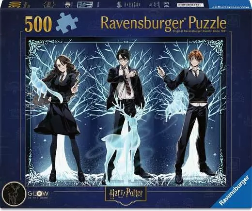 Ravensburger - Glow Harry Potter, 500 pc - 3D - RAVENSBURGER