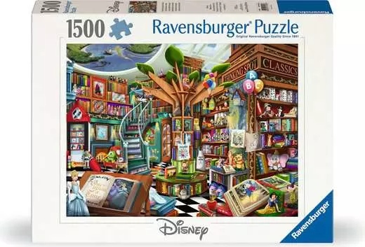 Ravensburger - Librairie magique Disney - 1500 PIÈCES - RAVENSBURGER