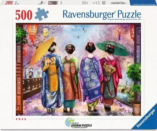 Ravensburger - Promenade fleurie, 500 pc - 500 PIÈCES - RAVENSBURGER