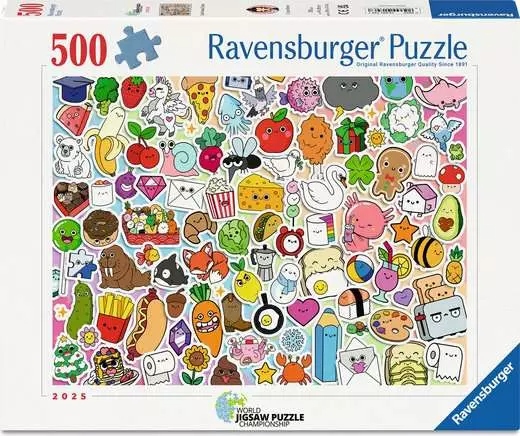 Ravensburger - Cute Kawaii Chaos, 500 pc - 500 PIÈCES - RAVENSBURGER