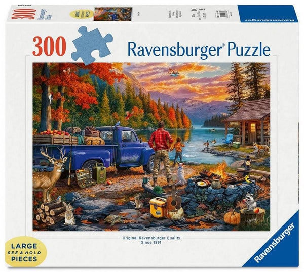Ravensburger - Lac au coucher du soleil - 300 PIÈCES XL - RAVENSBURGER
