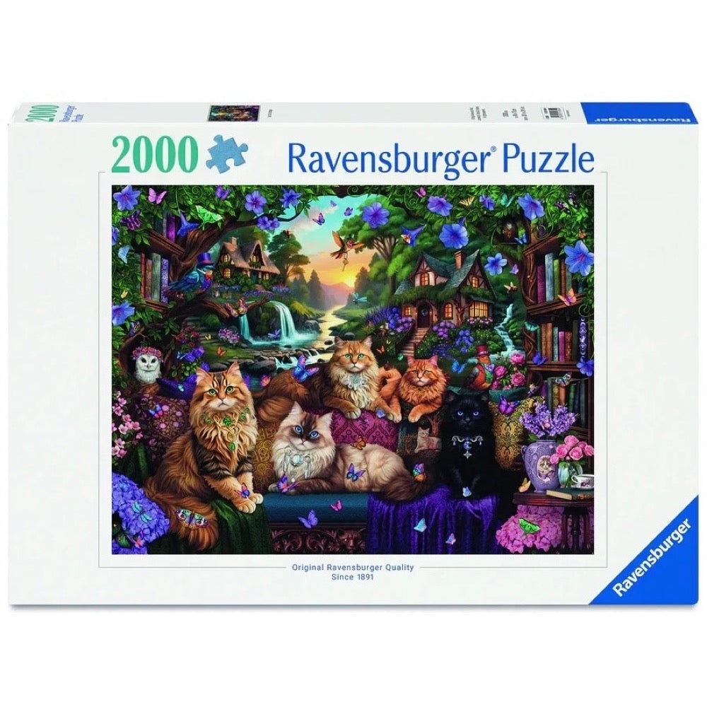 Ravensburger - Cat tail cottage, 2000 pc - 2000 PIÈCES ET PLUS - RAVENSBURGER